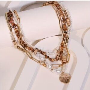 NWOT Multi Layered 1PC Necklace